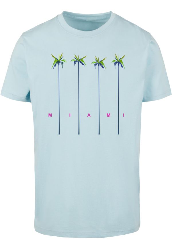 Mister Tee Men's Miami Palms T-Shirt - Ocean Blue