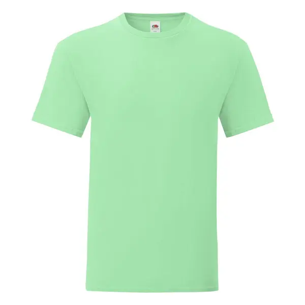 Fruit of the Loom Men's Mint T-shirt Combed Cotton Iconic Sleeve Fruit of the Loom