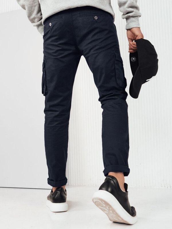 DStreet Men's Navy Blue Cargo Pants Dstreet