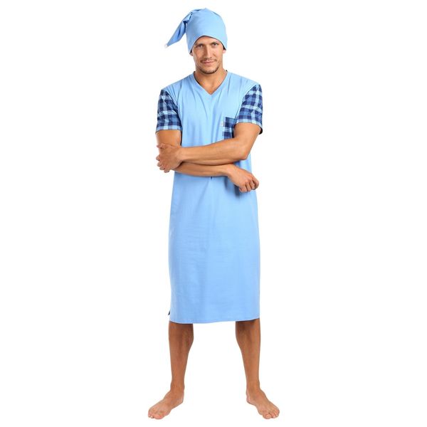 Foltýn Men's nightgown Foltýn blue