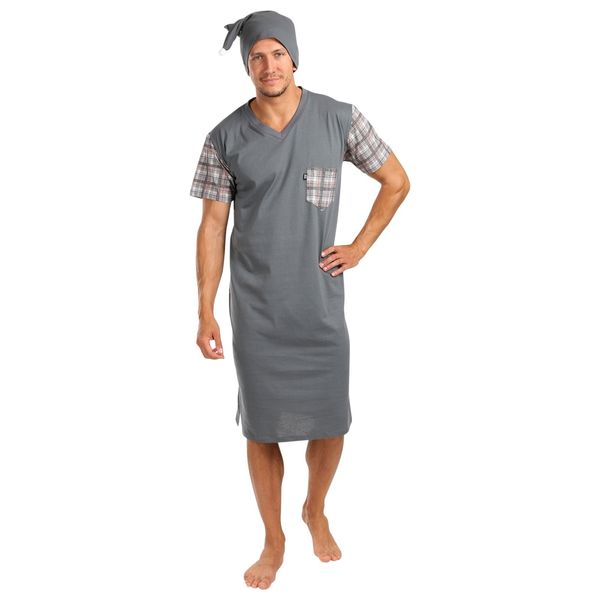 Foltýn Men's nightgown Foltýn grey