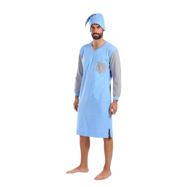 Foltýn Men's nightshirt Foltýn blue