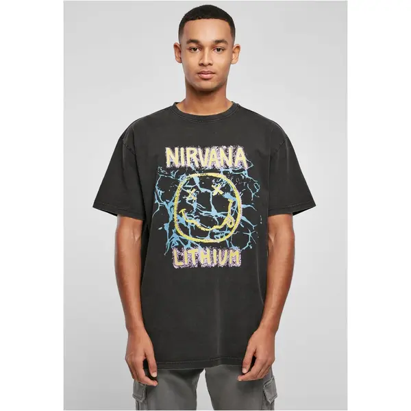 Mister Tee Men's Nirvana Lithium T-Shirt - Black