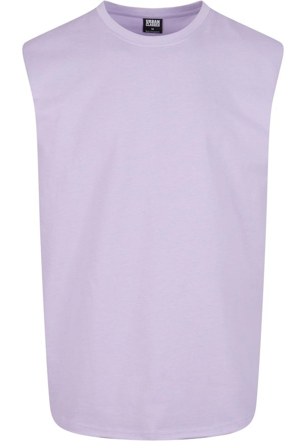 Urban Classics Men's Open Edge Sleeveless Tee Tank Top - lilac