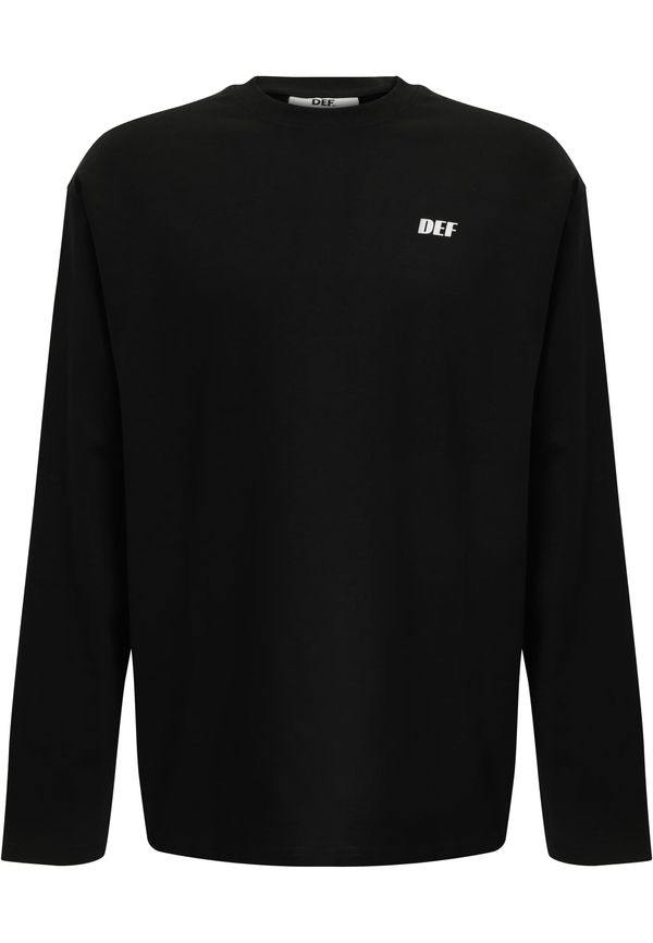 DEF Men's Open Sweatshirt Black