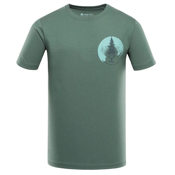 ALPINE PRO Men's organic cotton t-shirt ALPINE PRO EKK myrtle variant pa