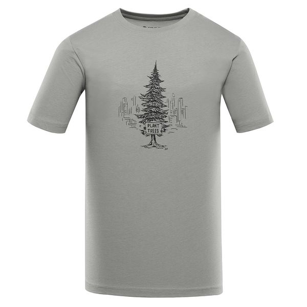 ALPINE PRO Men's organic cotton t-shirt ALPINE PRO EKK shadow variant pb