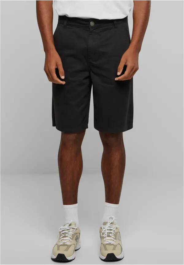 Urban Classics Men's Organic Skater Chino Shorts - Black