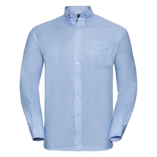 RUSSELL Men's Oxford Russell Long Sleeve Shirt