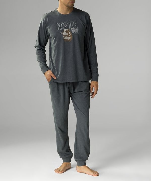 Atlantic Men's pajamas Atlantic Hamster - dark gray