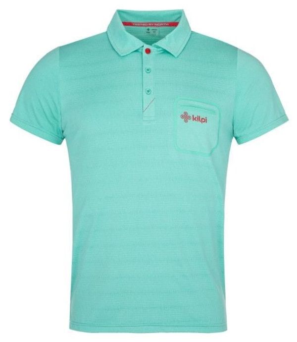 Kilpi Men's polo shirt Kilpi GIVRY-M turquoise