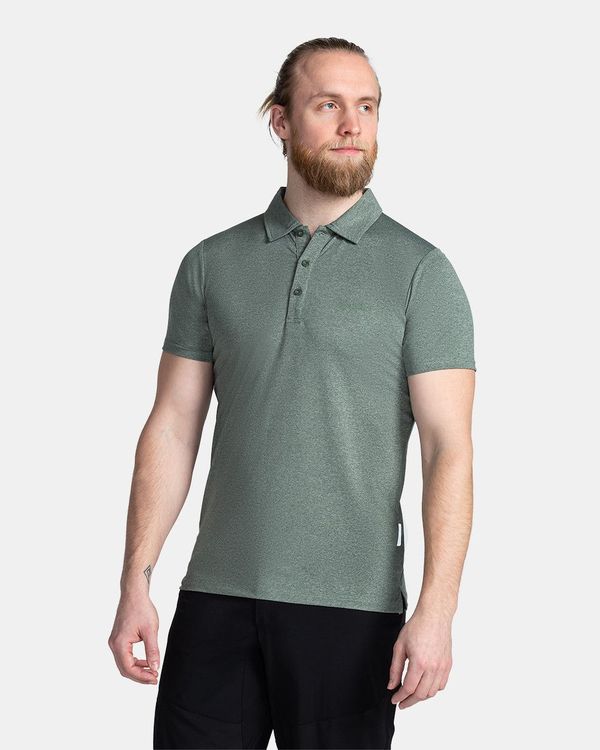 Kilpi Men's polo shirt KILPI OLIVA-M Dark green