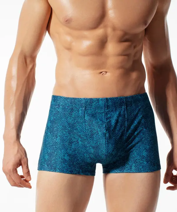 Atlantic Men's quick-drying ATLANTIC swimsuit boxers - turquoise