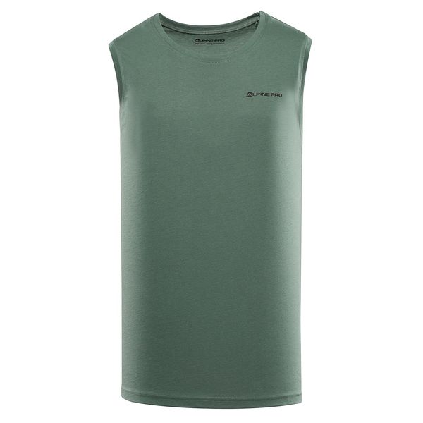 ALPINE PRO Men's quick-drying tank top ALPINE PRO QARET myrtle