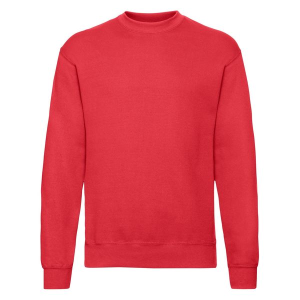 Fruit of the Loom Men's Red Set-in Sweat Fruit of the Loom