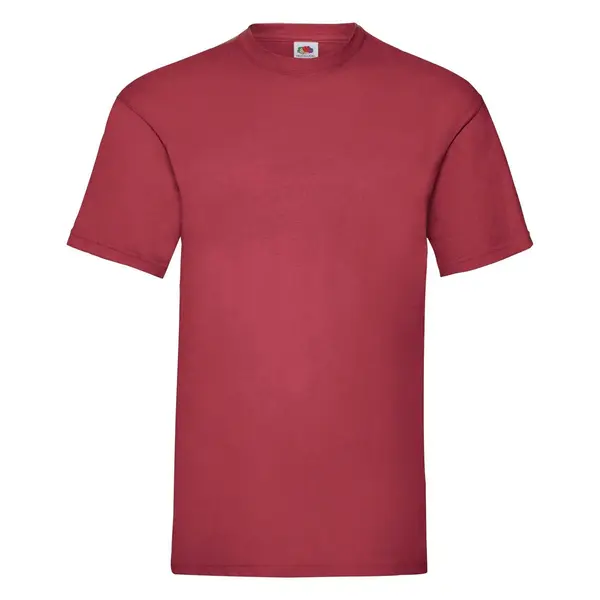 Fruit of the Loom Men's Red T-shirt Valueweight Fruit of the Loom