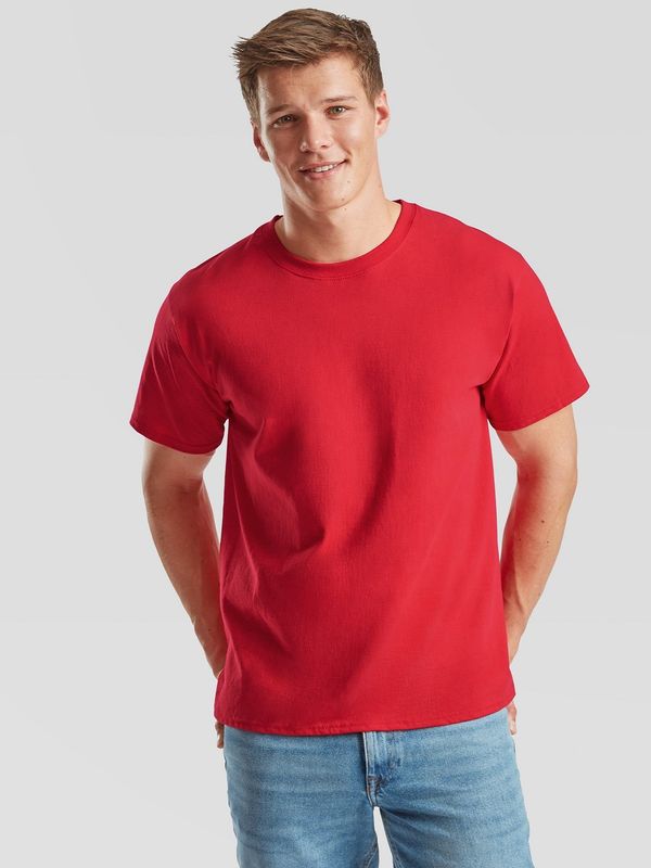 Fruit of the Loom Men's Red T-shirt Valueweight Fruit of the Loom