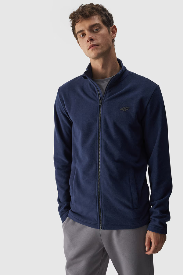 4F Men's Regular Polar With Collar 4F Navy Blue 4FWMM00TFL