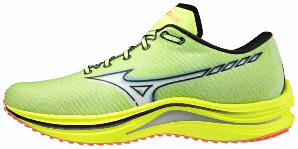 Mizuno Men's running shoes Mizuno Wave Rebellion Neo Lime/White UK 12