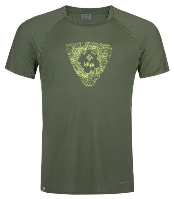 Kilpi Men's running T-shirt Kilpi WYLDER-M khaki