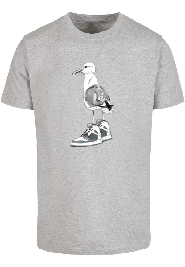 Mister Tee Men's Seagull Sneakers T-Shirt - Grey