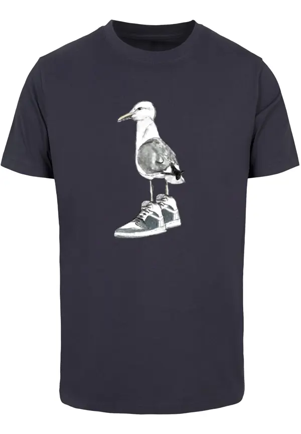 Mister Tee Men's Seagull Sneakers T-Shirt - Navy