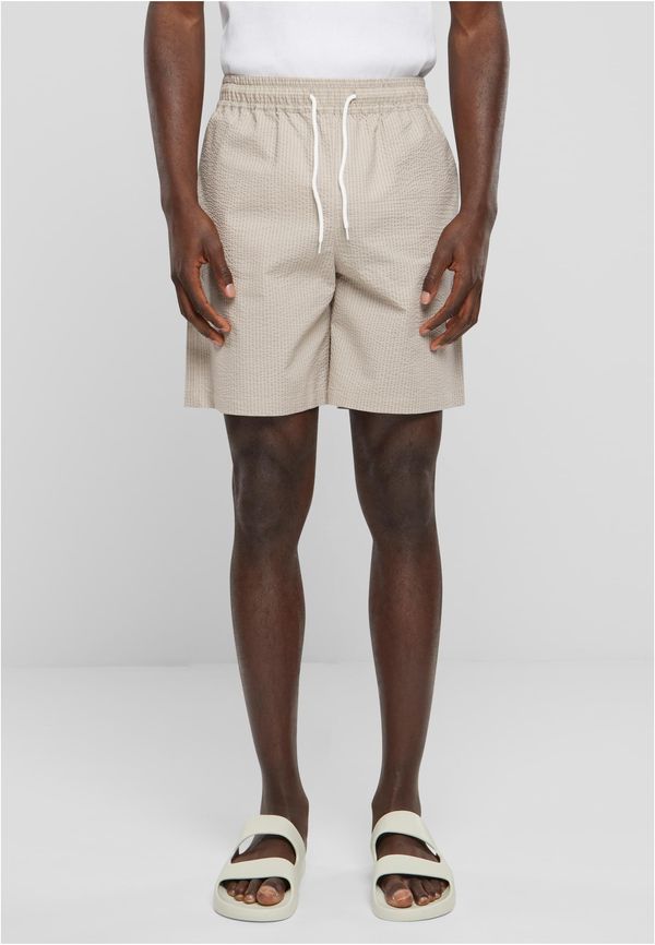 UC Men Men's Seersucker Shorts - Beige