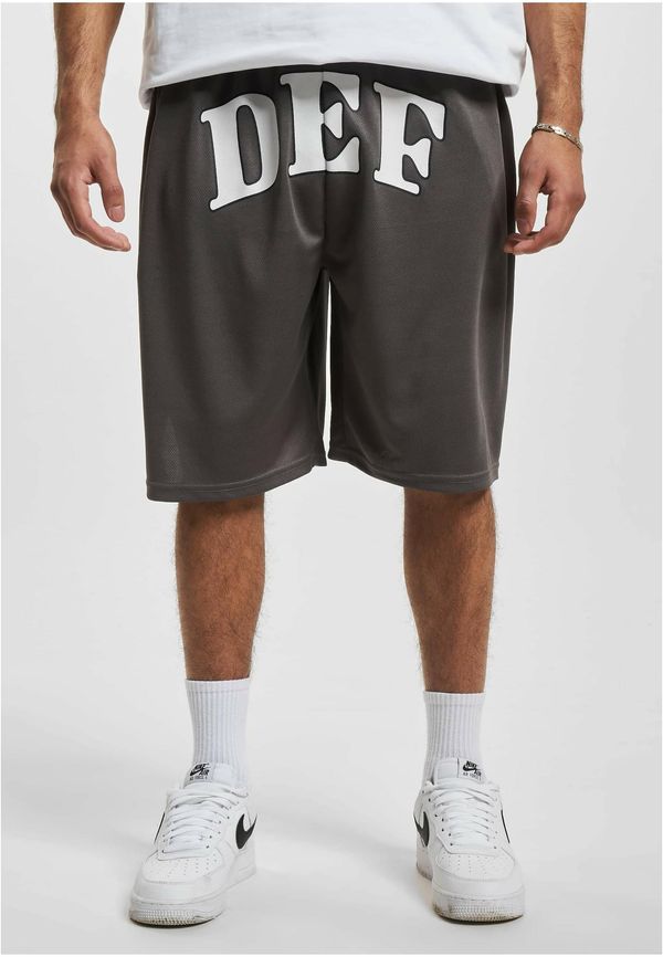 DEF Men's shorts PRINT anthracite