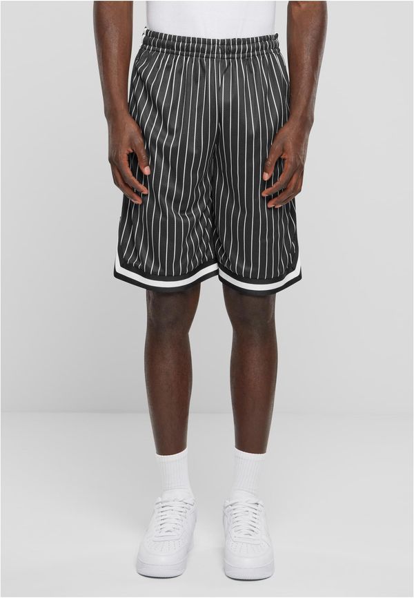 Urban Classics Men's shorts Striped Mesh white/black