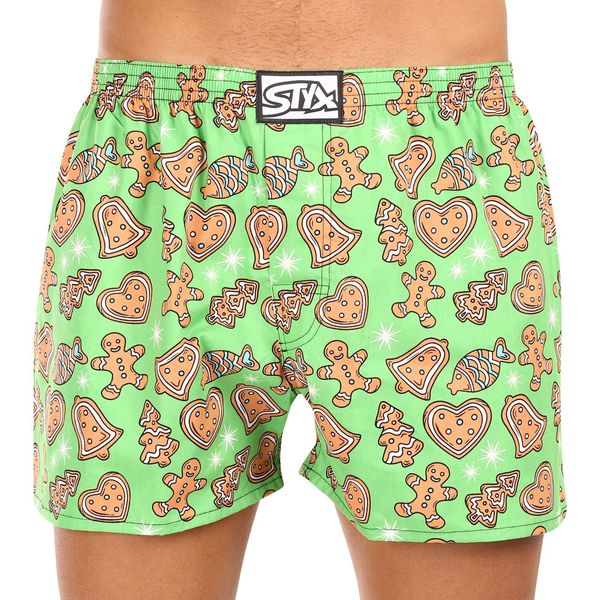 STYX Men's shorts Styx art classic rubber Christmas gingerbread