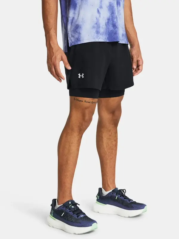 Under Armour Men's Shorts Under Armour LAUNCH 5'' 2-IN-1 SHORTS