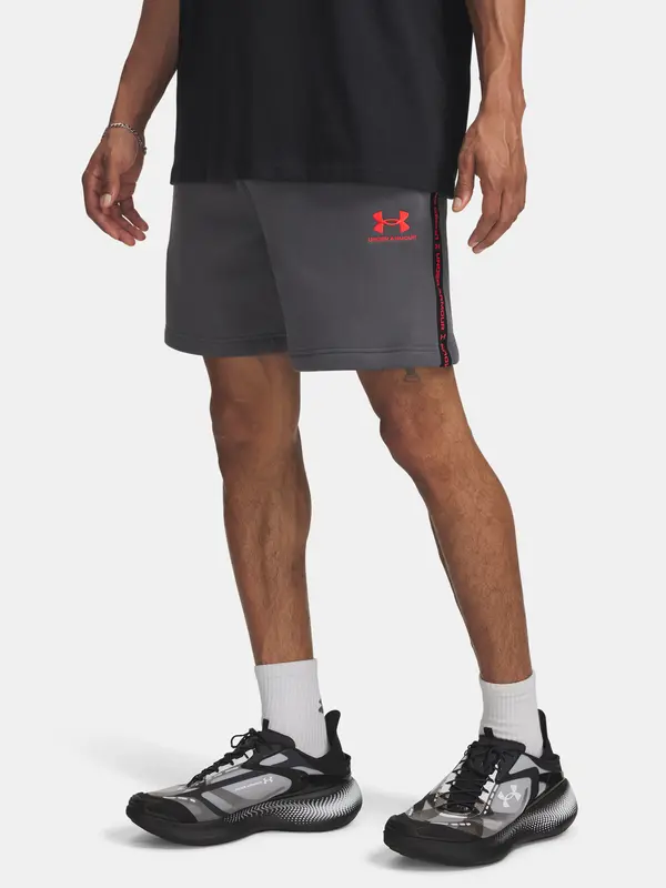 Under Armour Men's shorts Under Armour UA Icon Fleece Short Taping-GRY - Men's