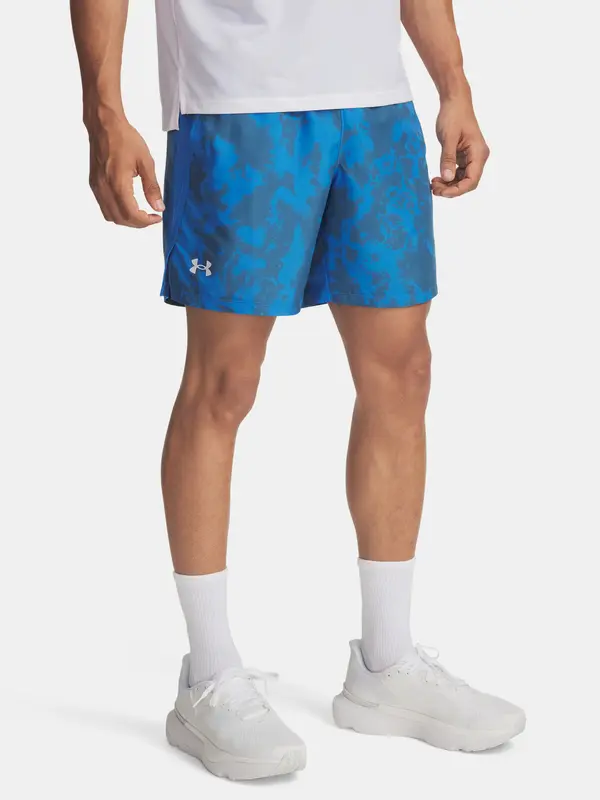 Under Armour Men's shorts Under Armour UA LAUNCH 7'' PRINT SHORTS-BLU - Men's