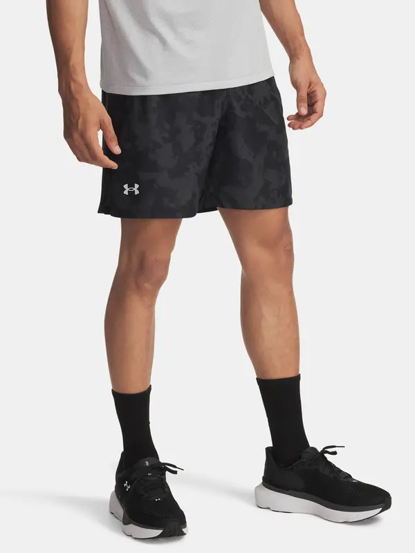 Under Armour Men's shorts Under Armour UA LAUNCH 7'' PRINT SHORTS-GRY - Men's