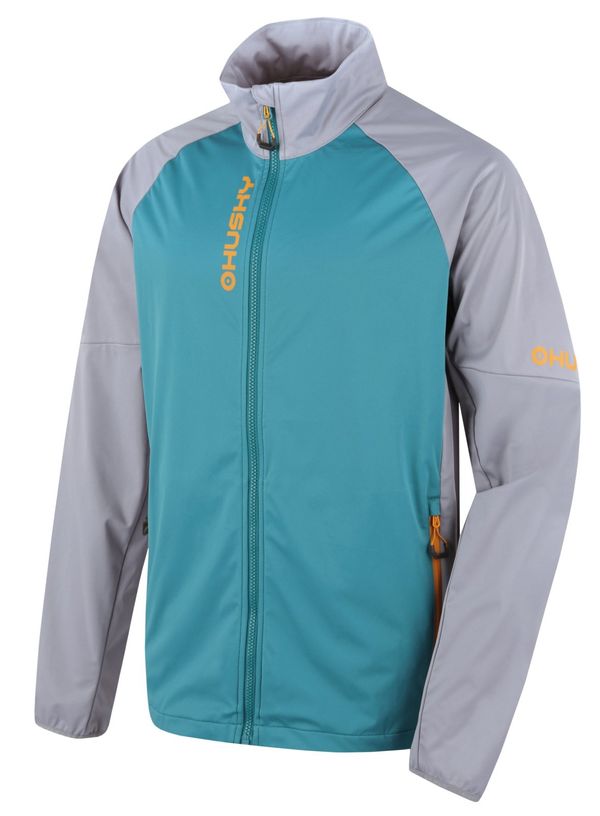 HUSKY Men's softshell jacket HUSKY Suli M grey/mint