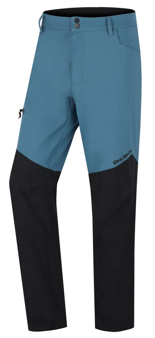 HUSKY Men's softshell pants HUSKY Kavia M turquoise/black