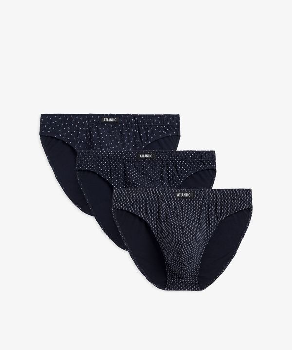 Atlantic Men's sports briefs ATLANTIC 3Pack - dark blue