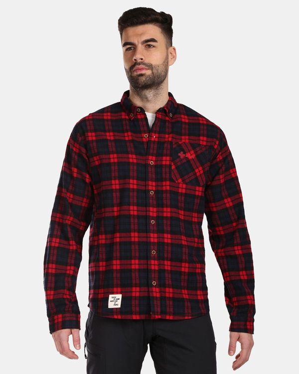 Kilpi Men's sports flannel shirt Kilpi FLANNY-M Red