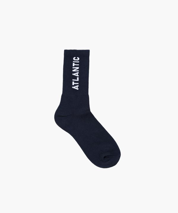 Atlantic Men's standard length socks ATLANTIC - navy blue