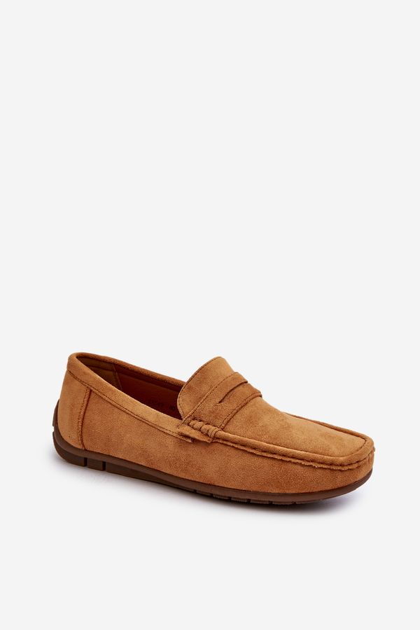 Kesi Men's suede loafers Camel Wesley