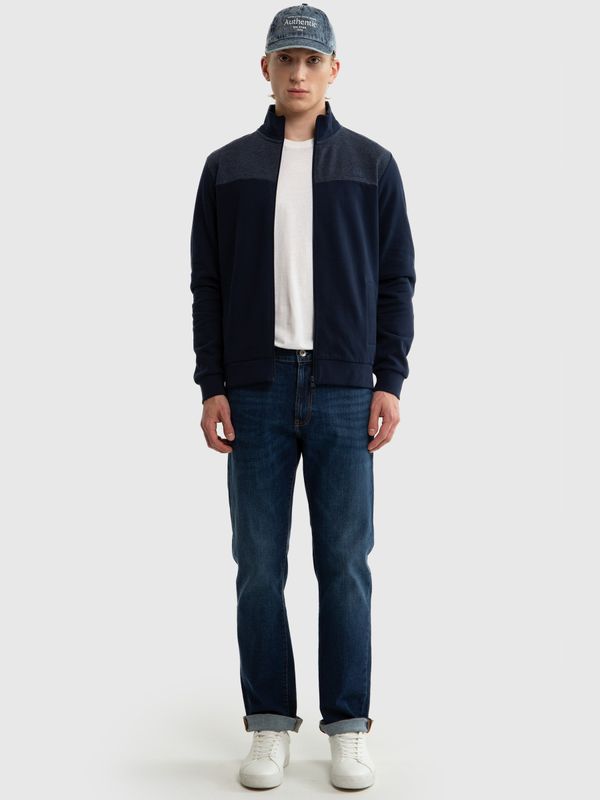 Big Star Men's sweater Big Star Zipper