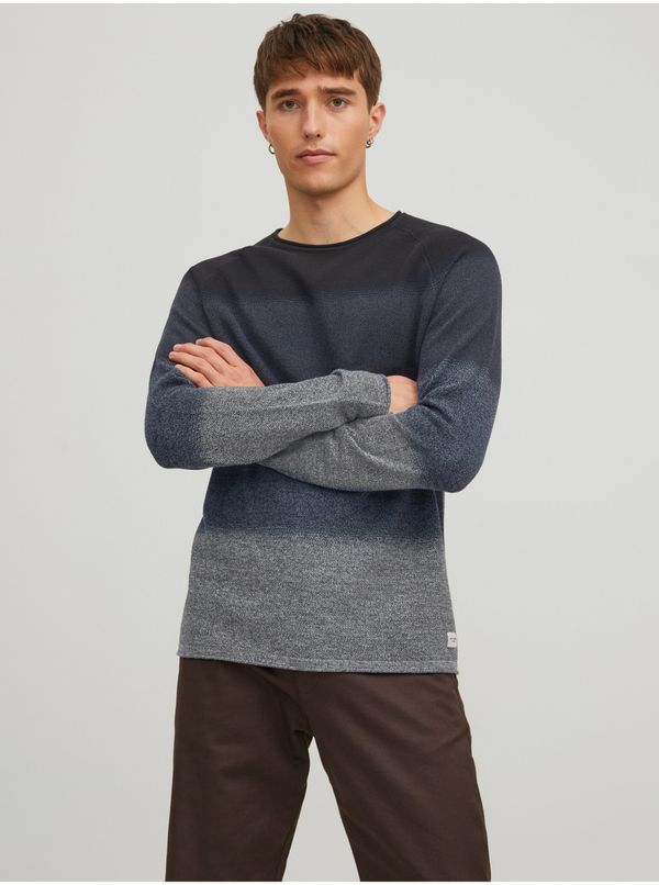 Jack & Jones Men's Sweater Dark Blue Jack & Jones Hill - Men's