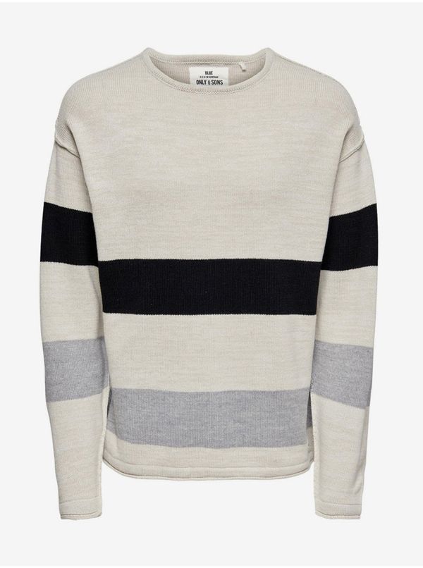 Only Men's sweater Only Striped