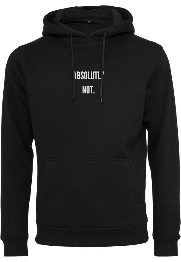 Mister Tee Men's sweatshirt Absolutly Not Hoody black