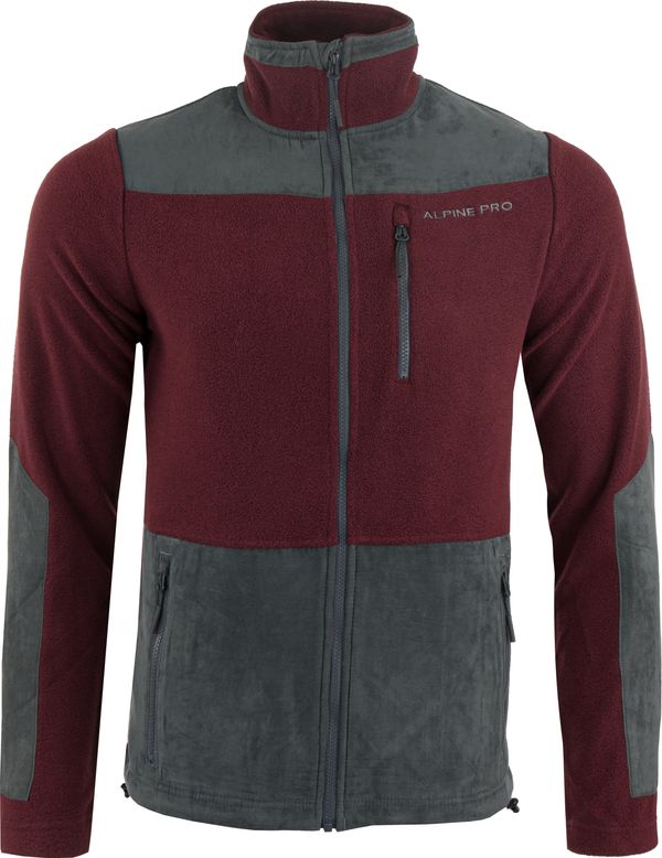 ALPINE PRO Men's sweatshirt ALPINE PRO CLEW merlot