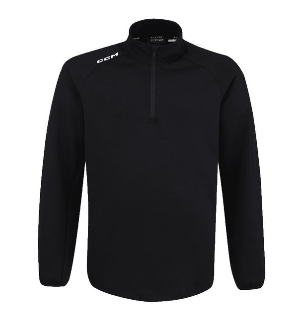 CCM Men's sweatshirt CCM LOCKER ROOM FLEECE 1/4 ZIP black