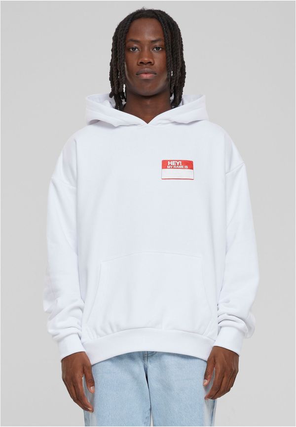 Mister Tee Men's sweatshirt Hey! My Name Is White