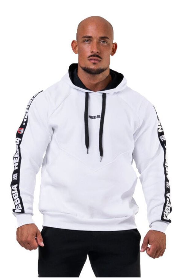 NEBBIA Men's sweatshirt Nebbia Unlock the Champion hoodie 194 white L