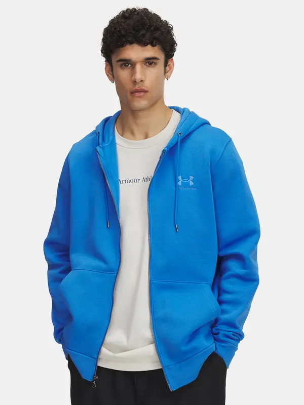 Under Armour Men's sweatshirt Under Armour UA Icon Fleece FZ Hood-BLU - Men's