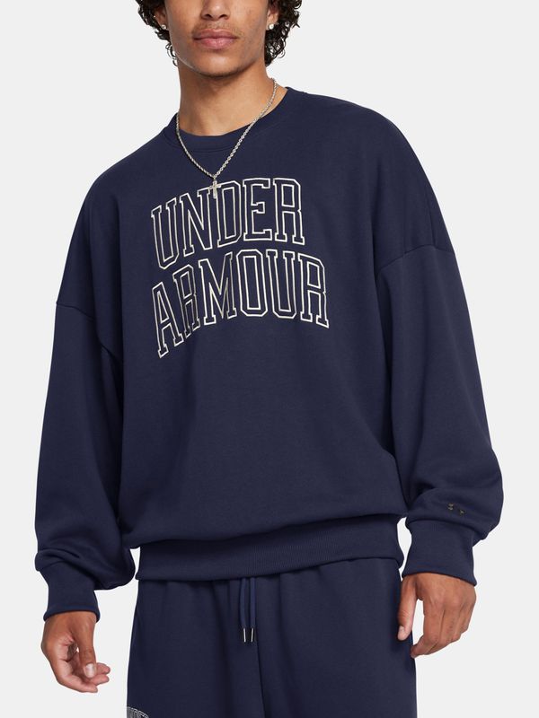 Under Armour Men's sweatshirt Under Armour UA Icon HWT Terry OS Crew-BLU - Men's